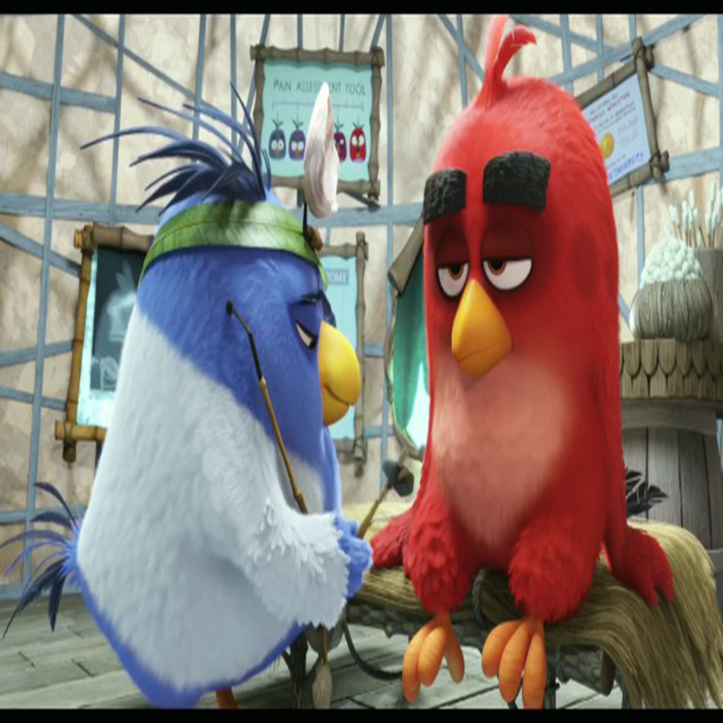 funny friend in the angry birds movie 2